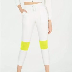 Women Waisted Neon-Mesh Pocket activewear Jogger